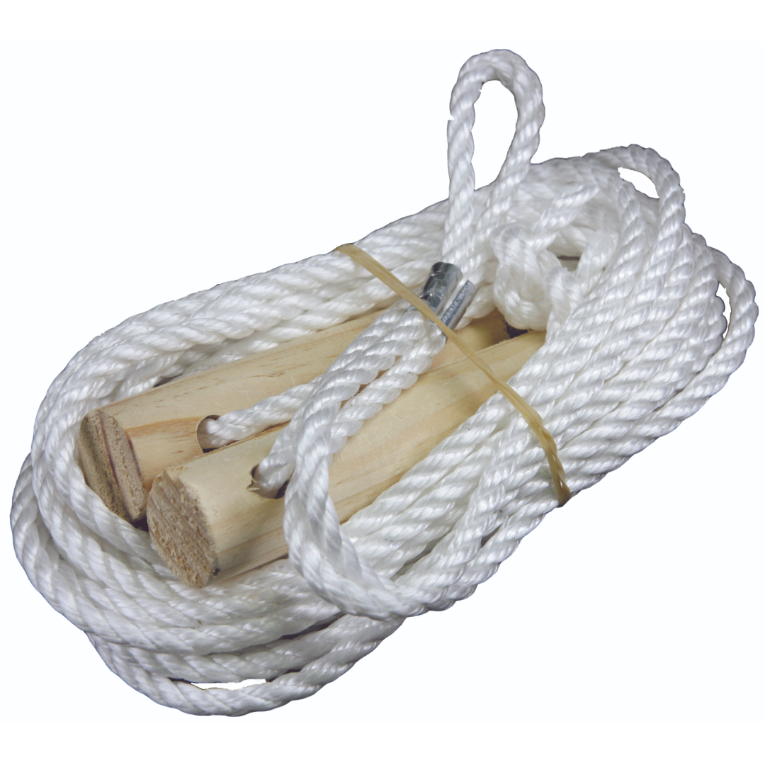 SUPEX GUY ROPE KIT ROPE HD WOOD SLIDE & SPRING