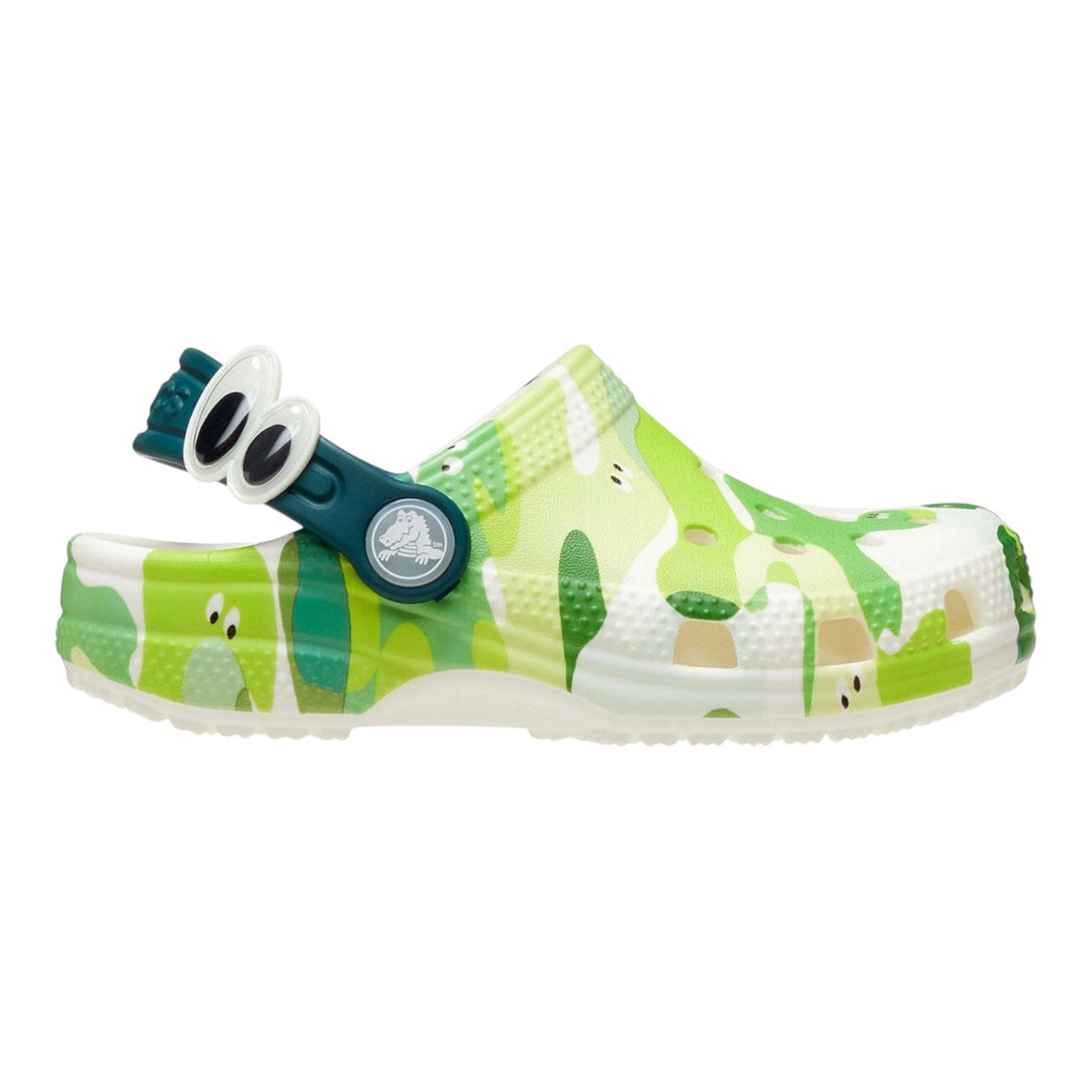 CROCS CLASSIC TODDLERS GLOW SLIME MONSTERS