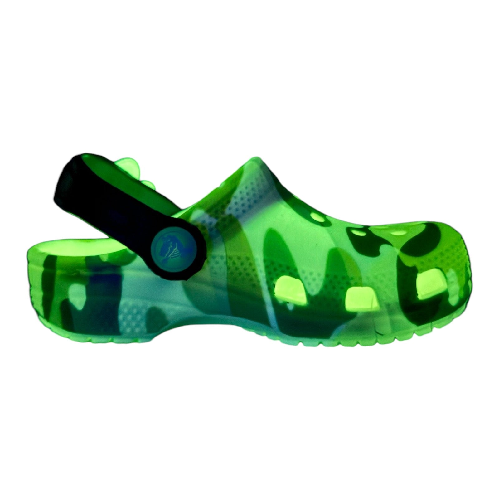 CROCS CLASSIC TODDLERS GLOW SLIME MONSTERS