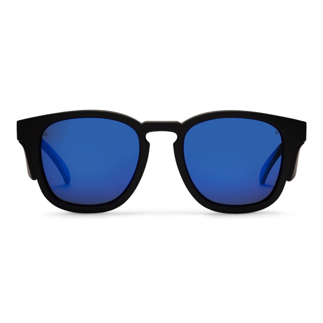 Liive Crafter Blue Mirror Polarised Safety Sunglasses