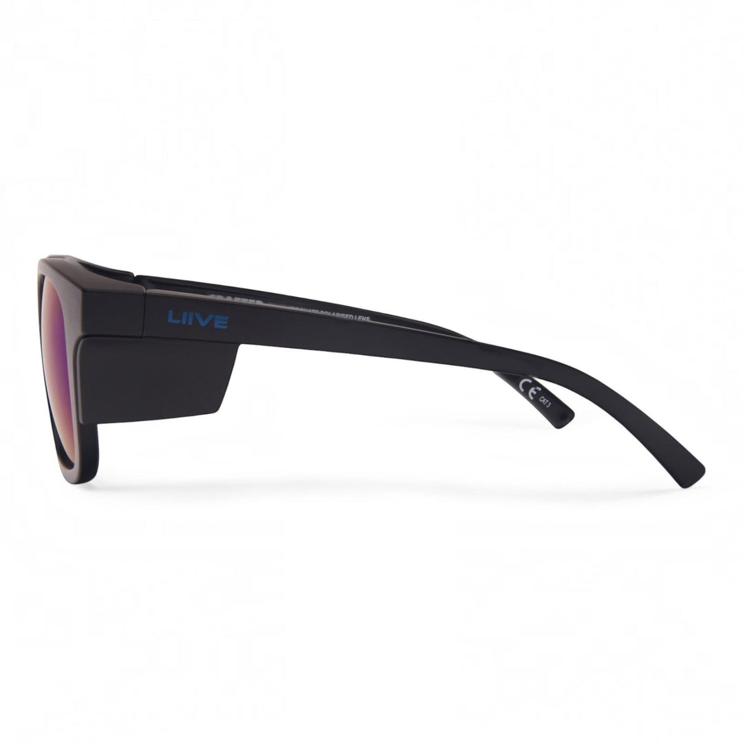 Liive Crafter Blue Mirror Polarised Safety Sunglasses