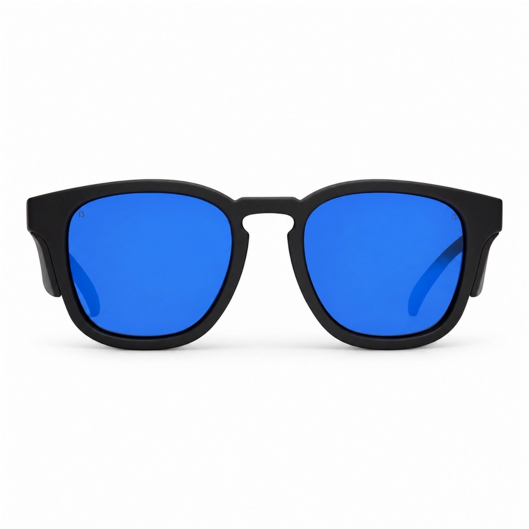 Liive Angler Blue Mirror Polarised Safety Sunglasses