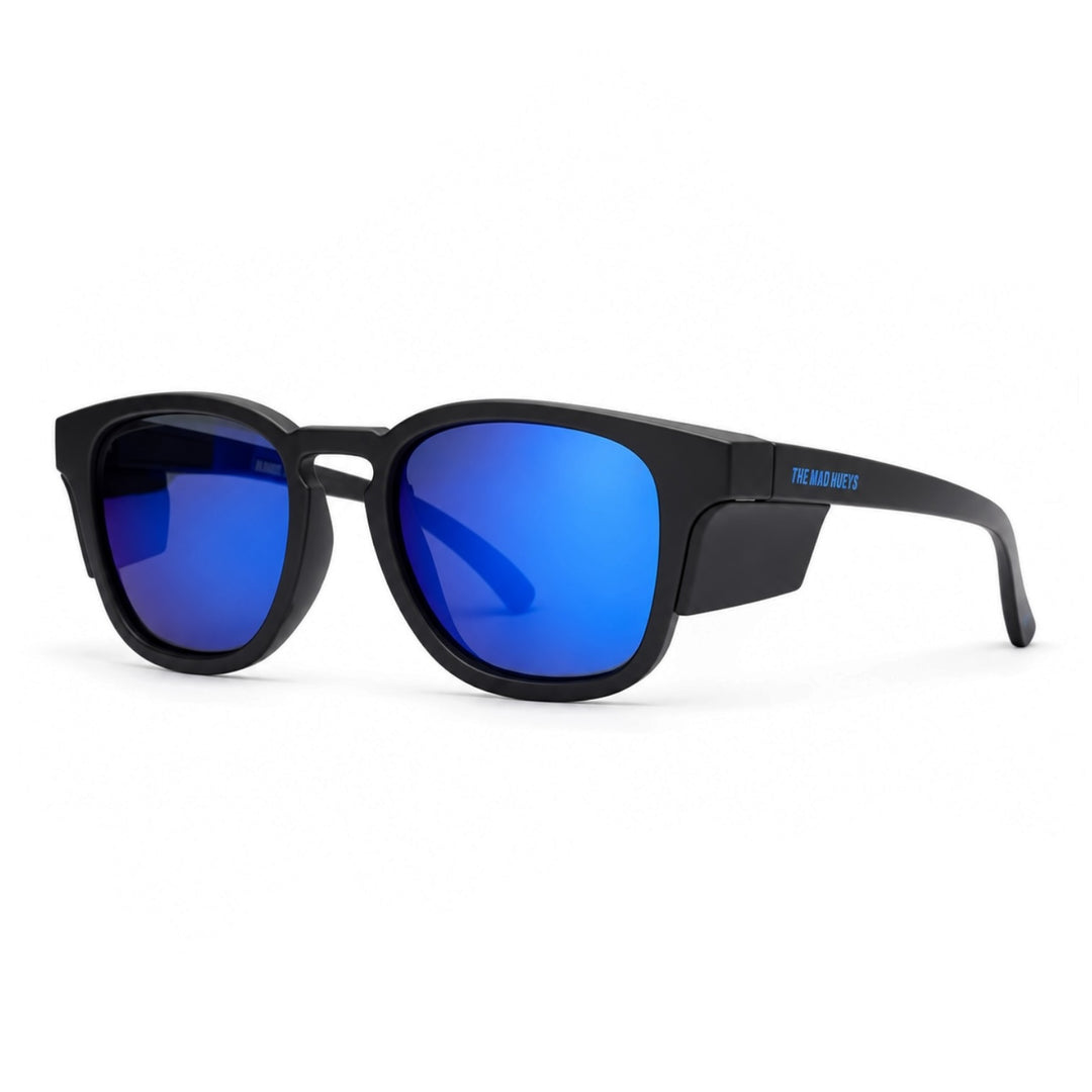 Liive Angler Blue Mirror Polarised Safety Sunglasses