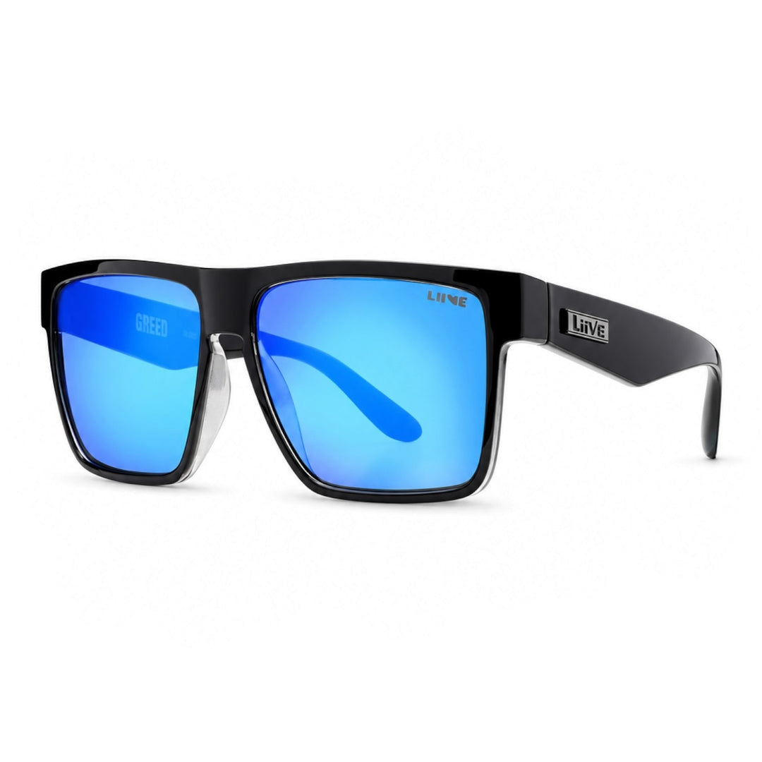Liive Greed Blue Mirror Polarised Floating Sunglasses