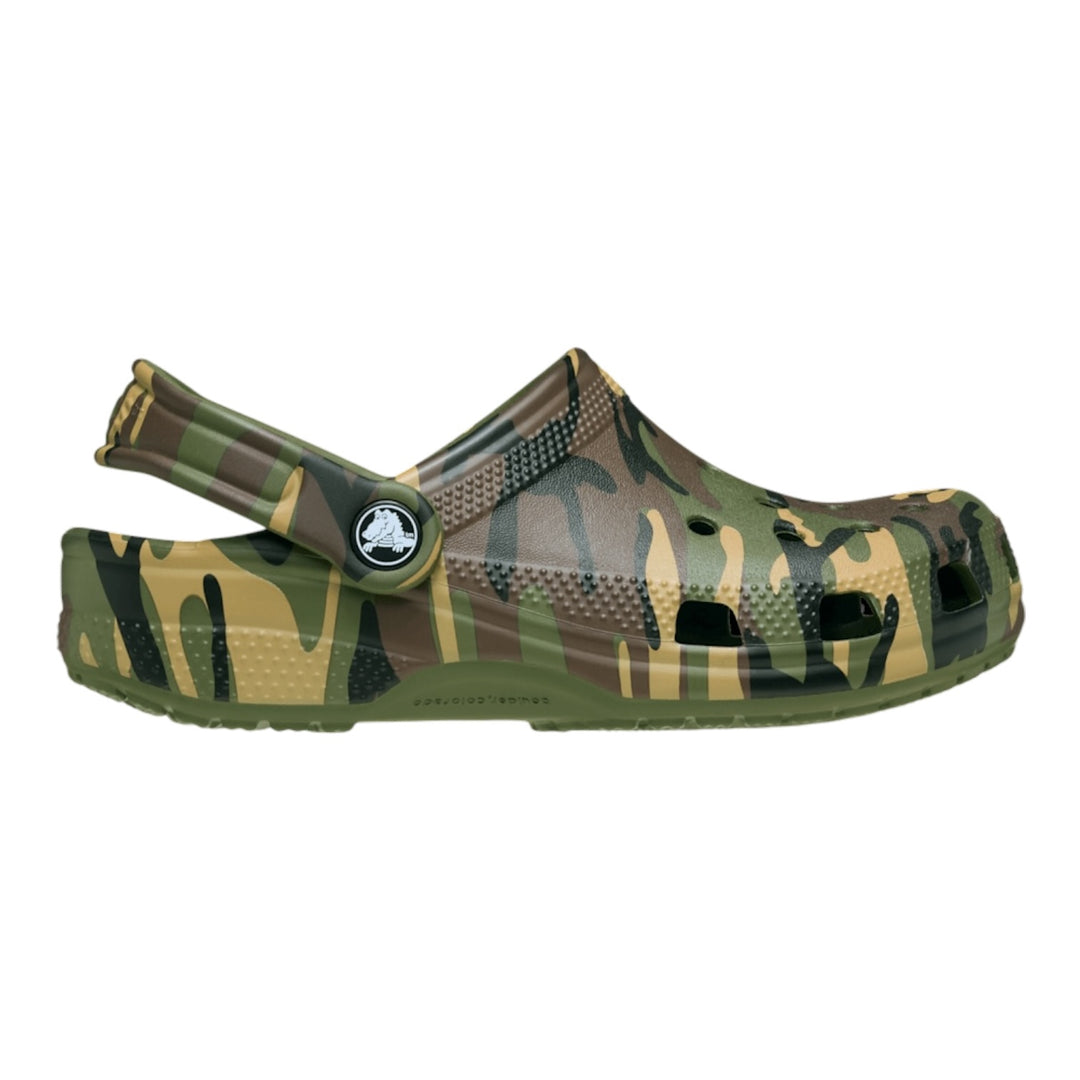 Crocs Classic Toddlers Camo Army Green/Multi
