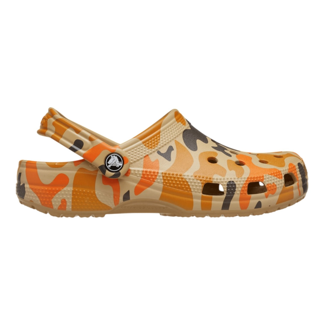 Crocs Classic Duck Camo Tan/Shocking Orange