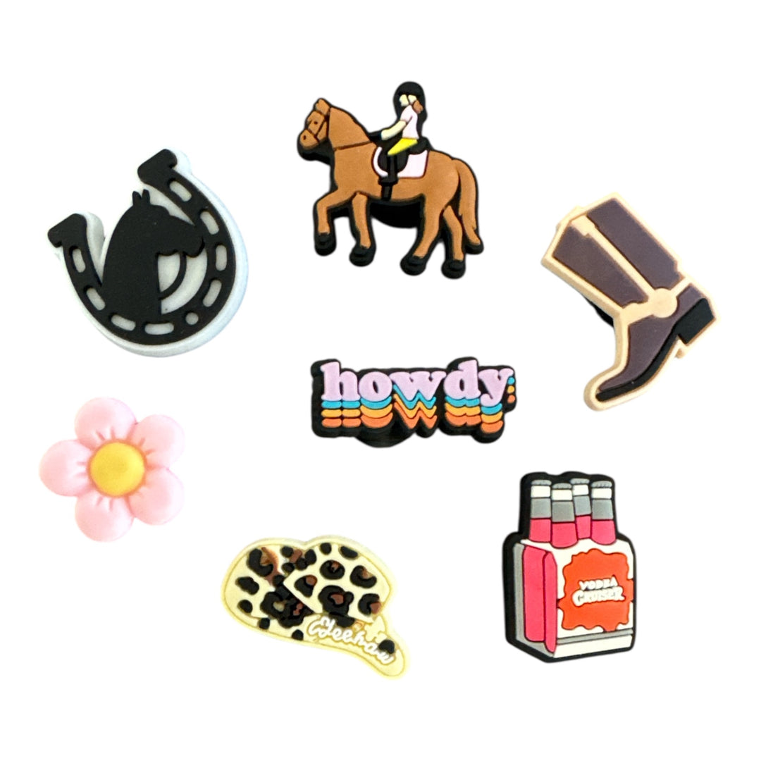 HOWDY CROC CHARMS 7PK