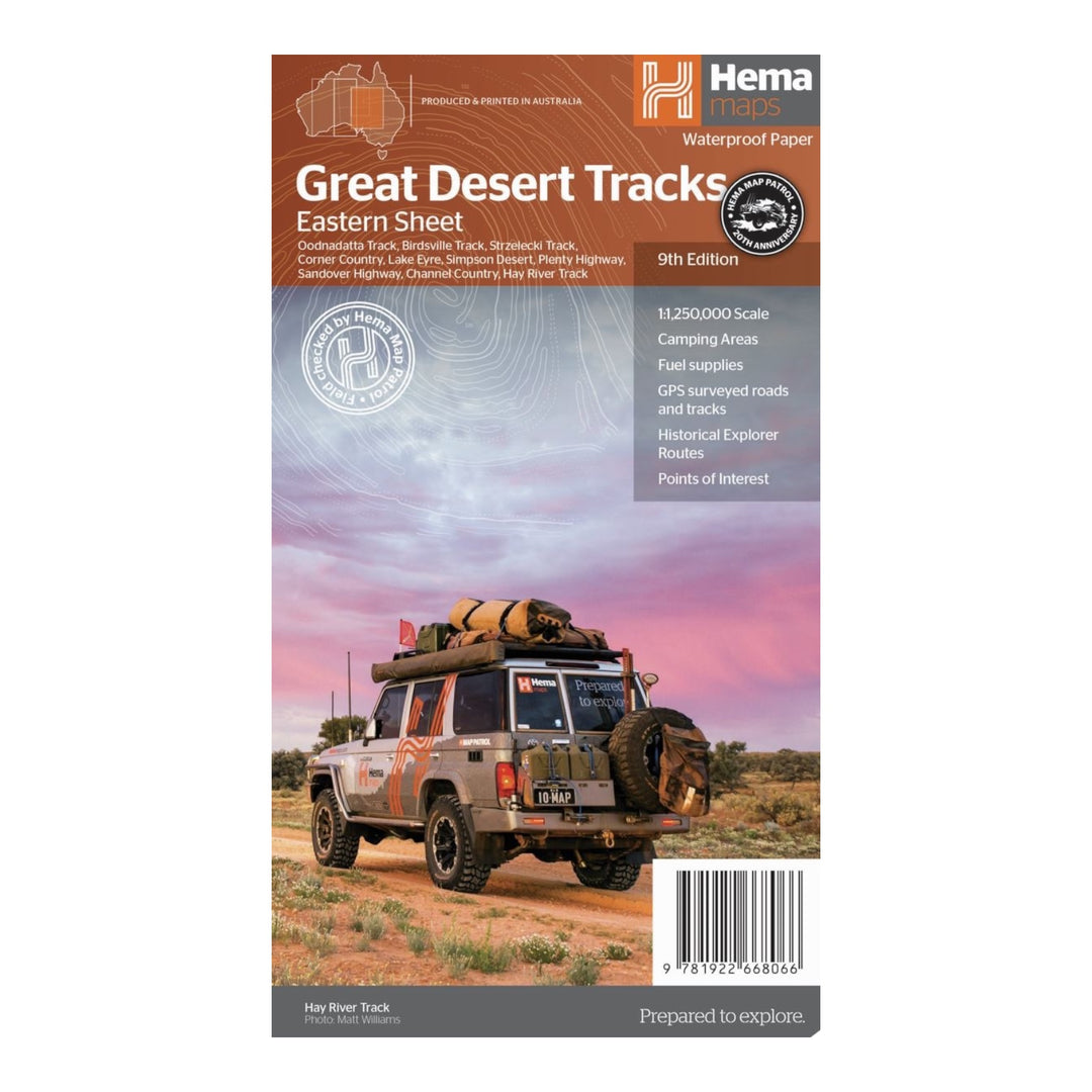 Hema Map Great Desert Tracks Eastern