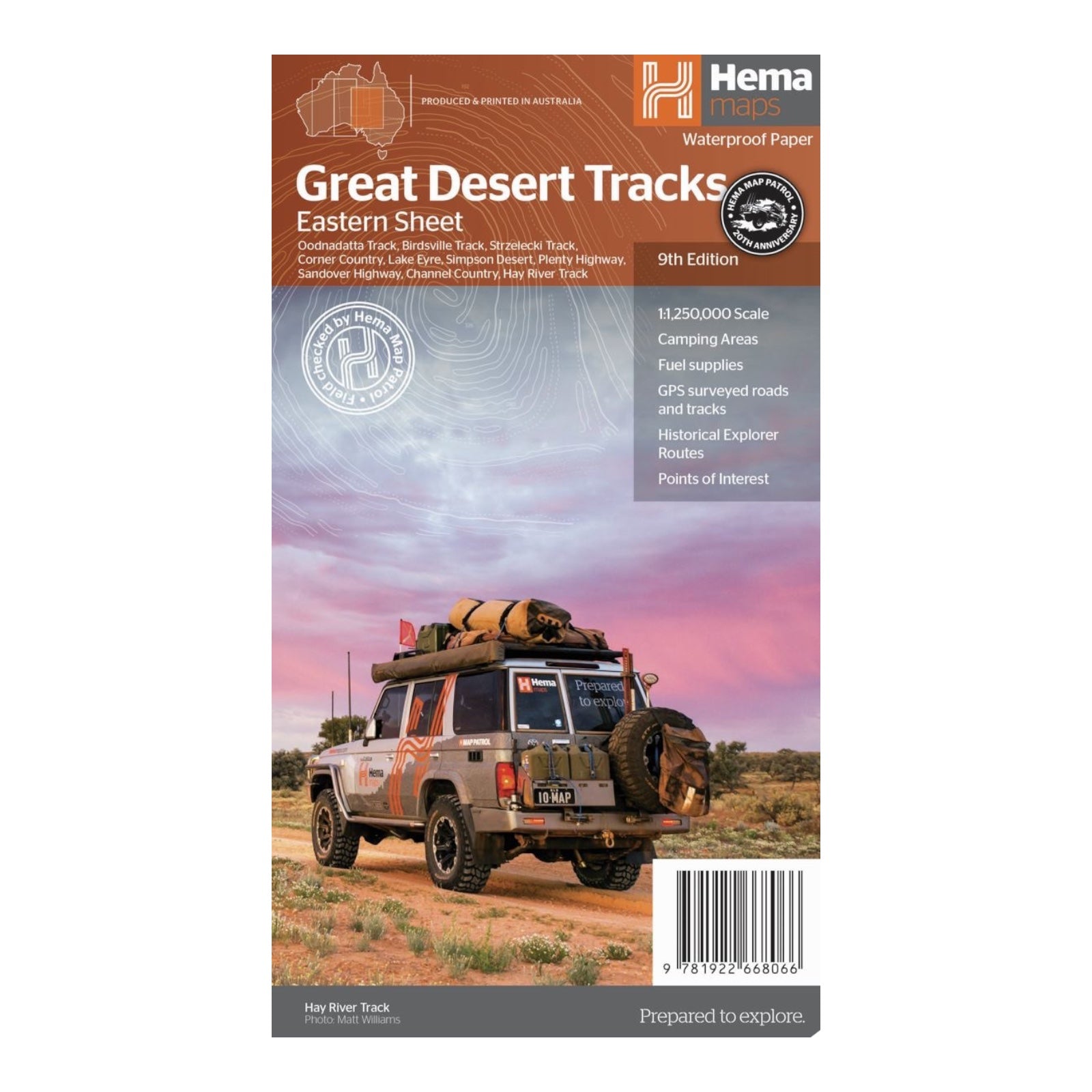 HEMA MAP GREAT DESERT TRACKS EASTERN
