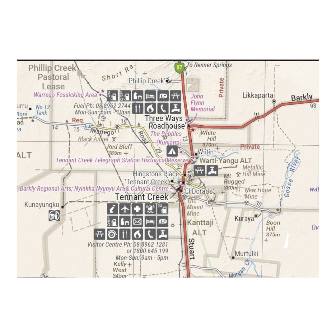 Hema Map Great Desert Tracks Eastern