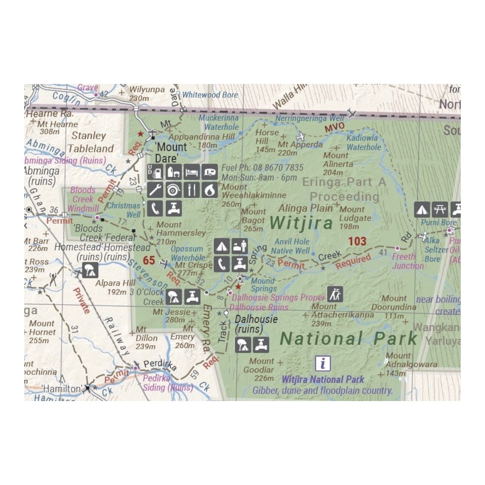 HEMA MAP GREAT DESERT TRACKS EASTERN