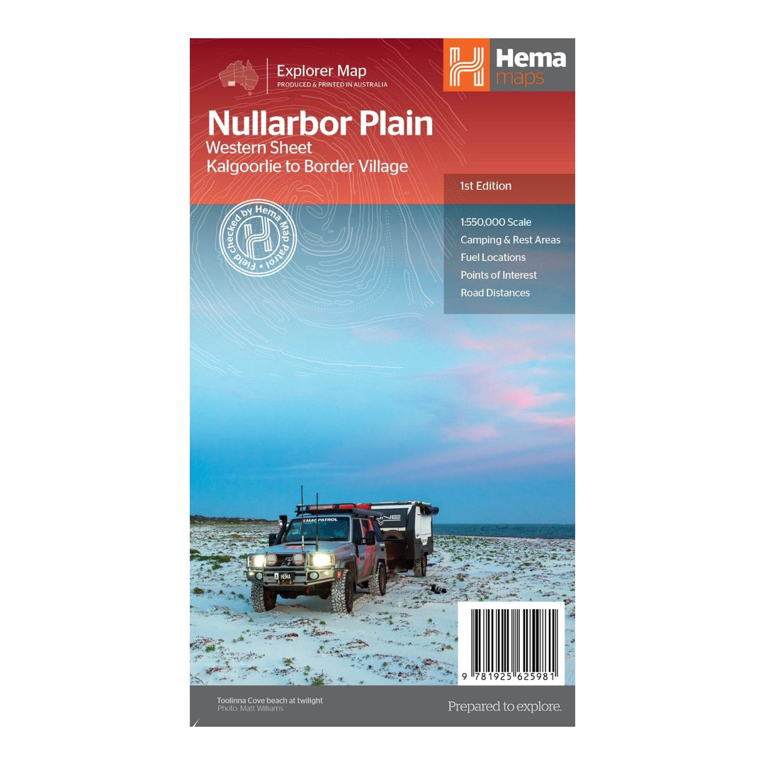 Hema Map Nullarbor Plain Western