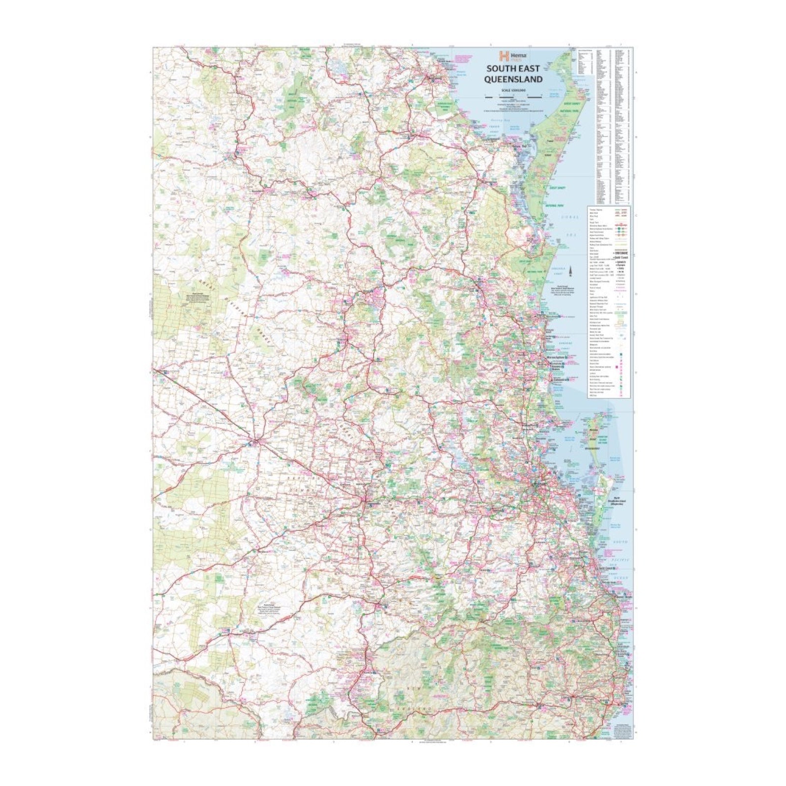 HEMA MAP SOUTH EAST QUEENSLAND