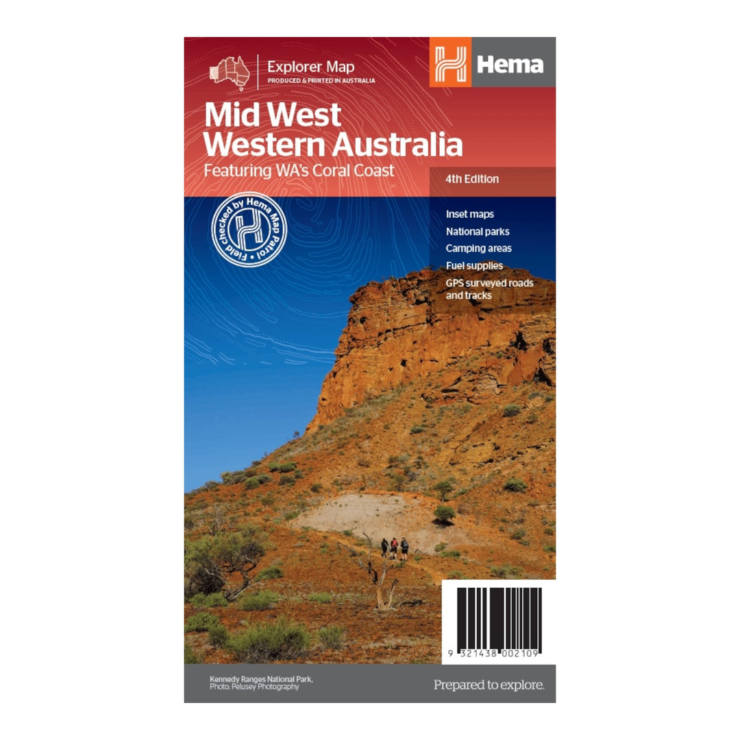 Hema Map Mid West Western Australia