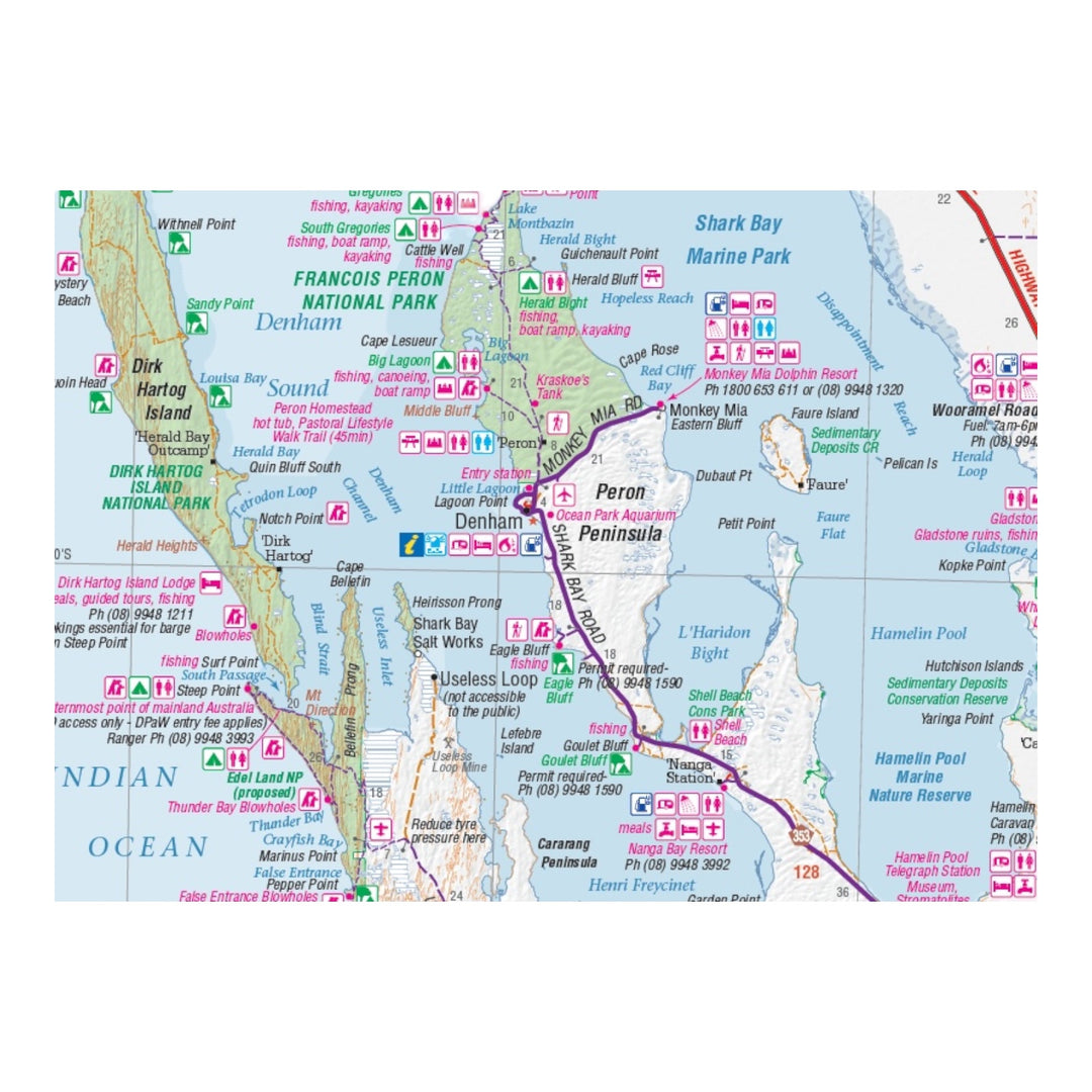 Hema Map Mid West Western Australia