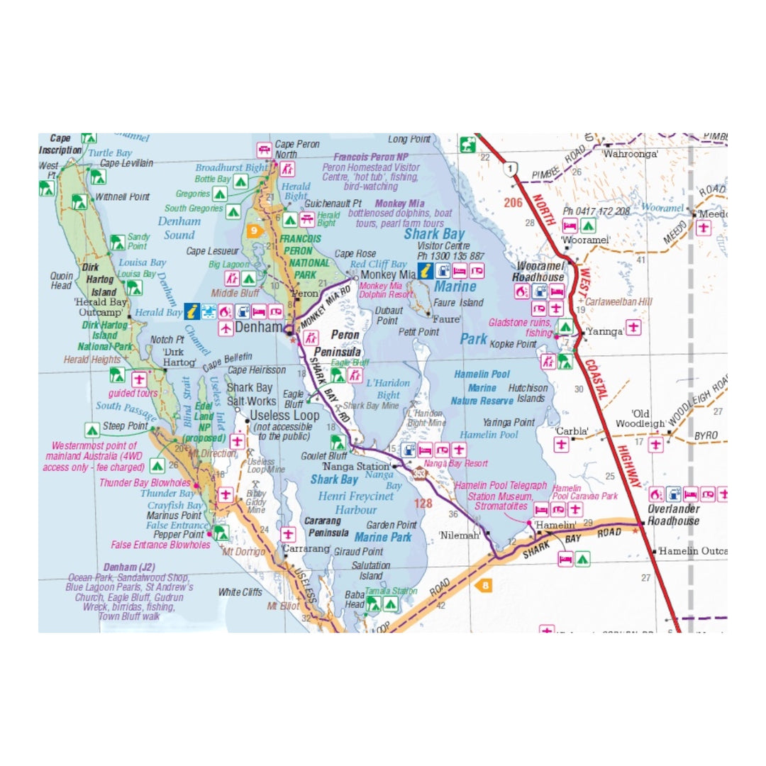 Hema Map Mid West Western Australia