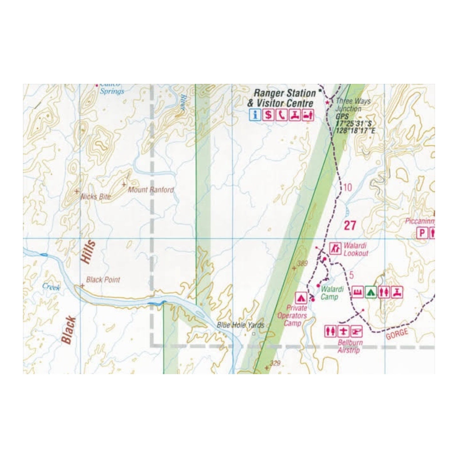 HEMA MAP PURNULULU NATIONAL PARK
