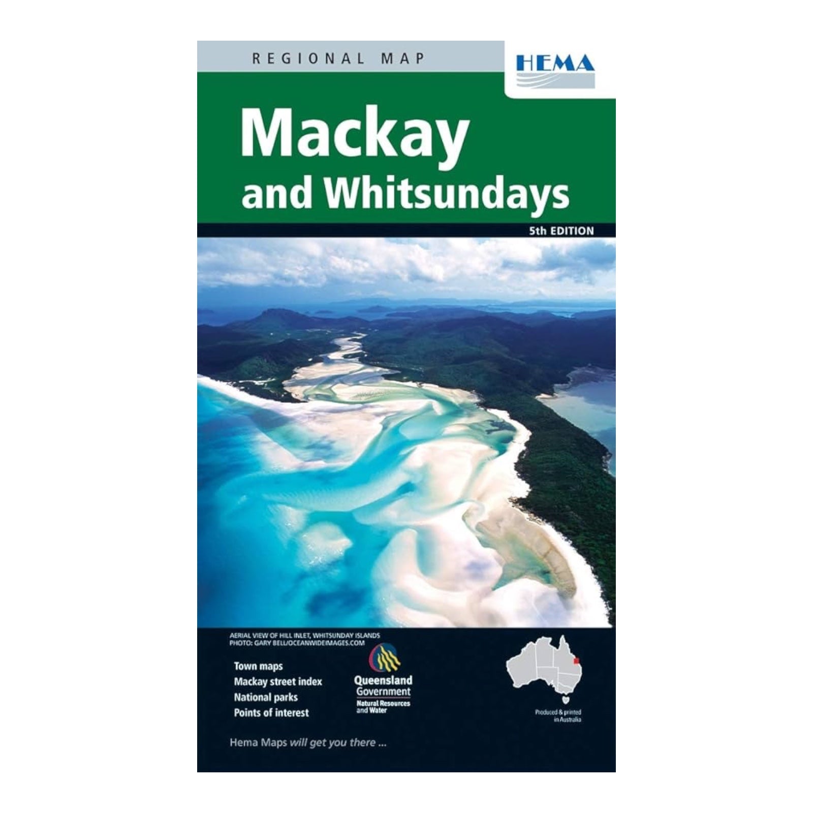 HEMA MAP MACKAY AND WHITSUNDAYS