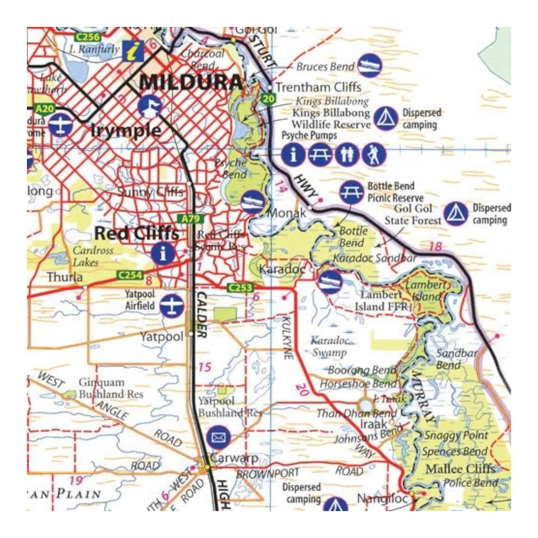 Hema Map Victoria Deserts Touring Guide