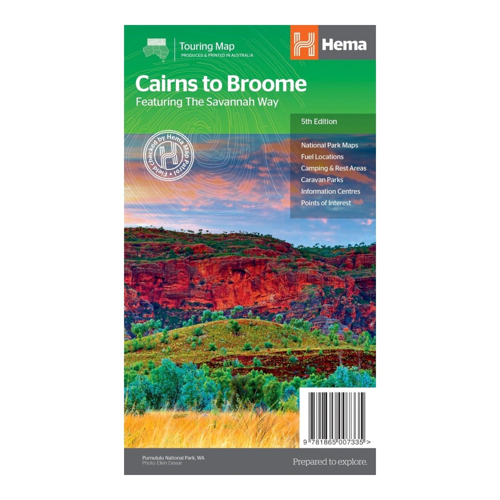 HEMA MAP CAIRNS TO BROOME