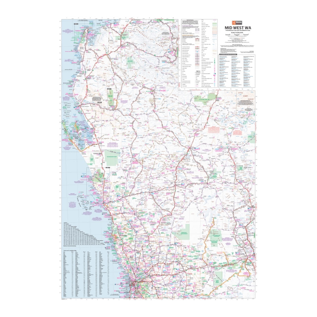 Hema Map Mid West Western