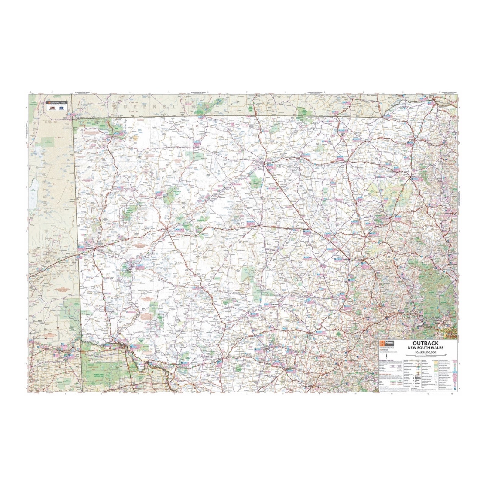 HEMA MAP OUTBACK NEW SOUTH WALES