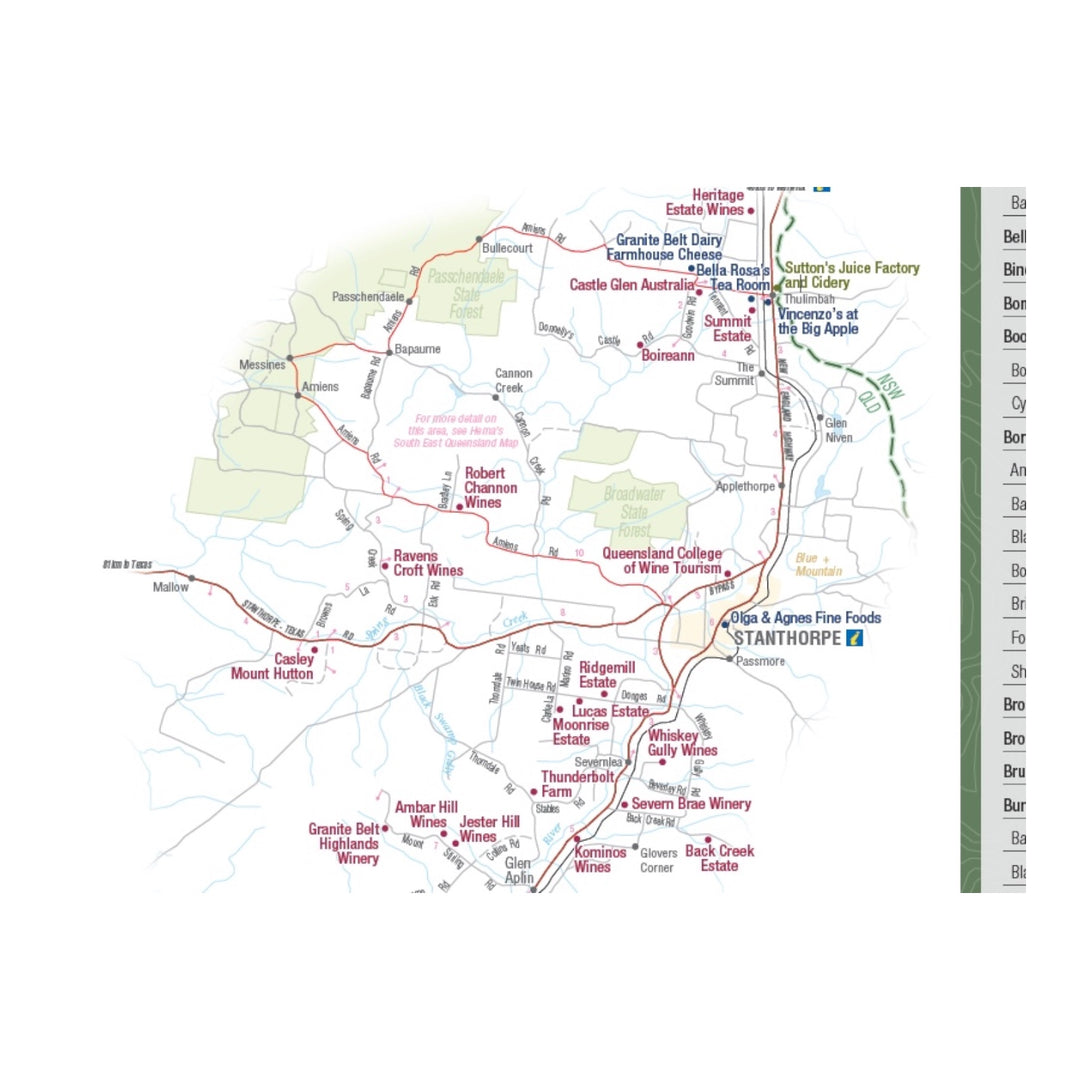 Hema Map North East New South Wales