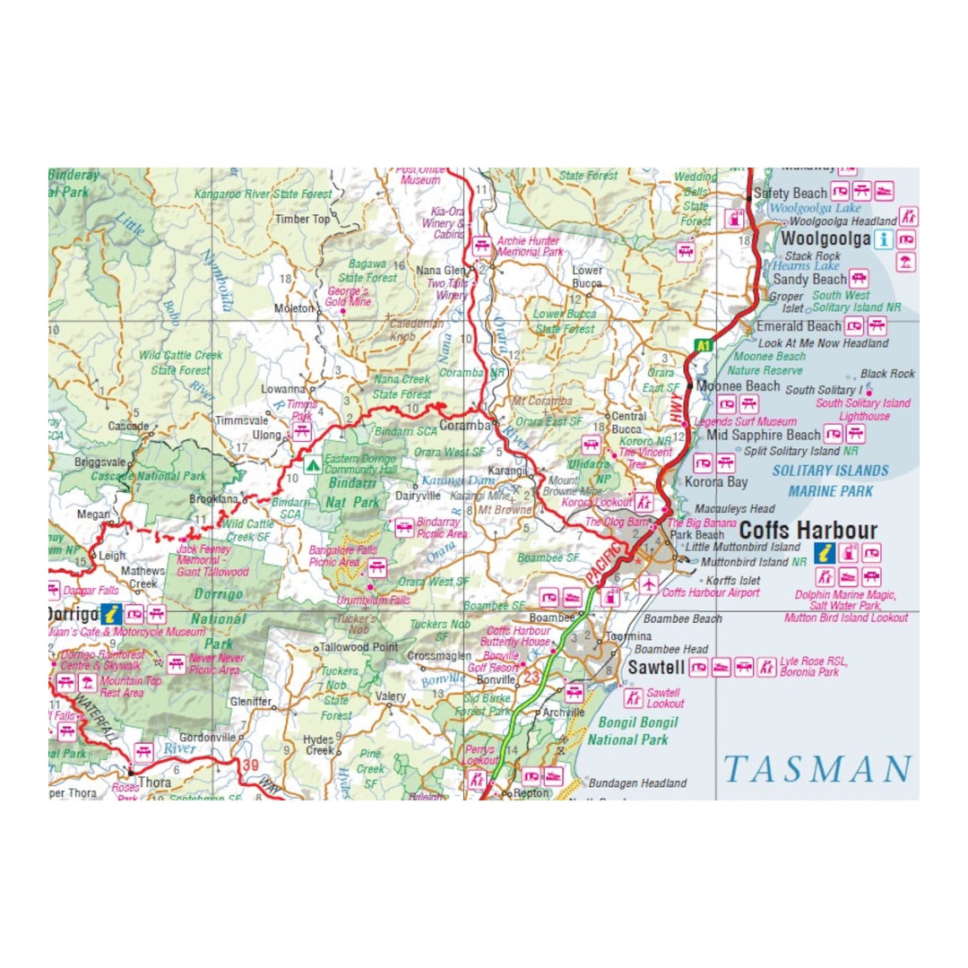 Hema Map North East New South Wales