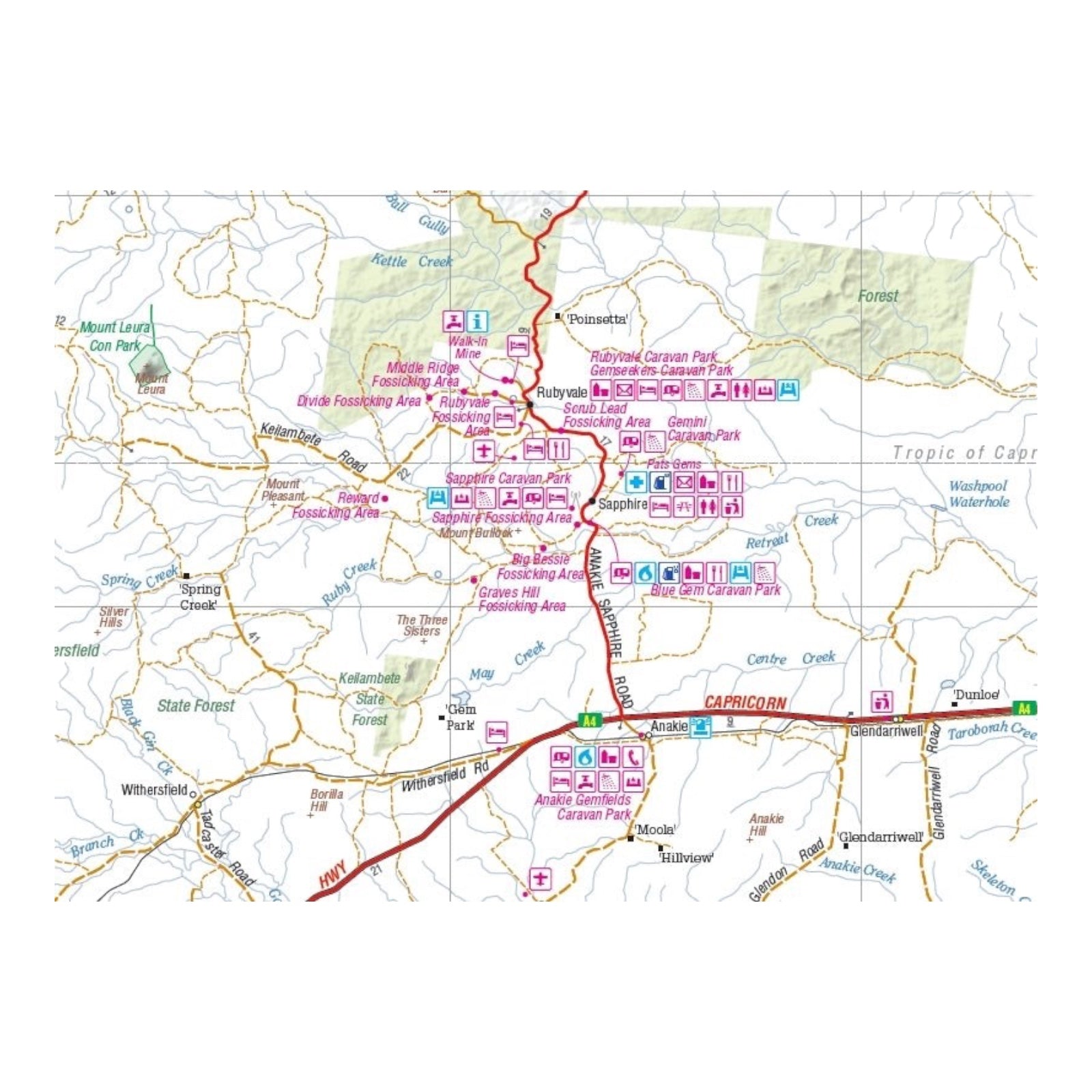 HEMA MAP CENTRAL QUEENSLAND