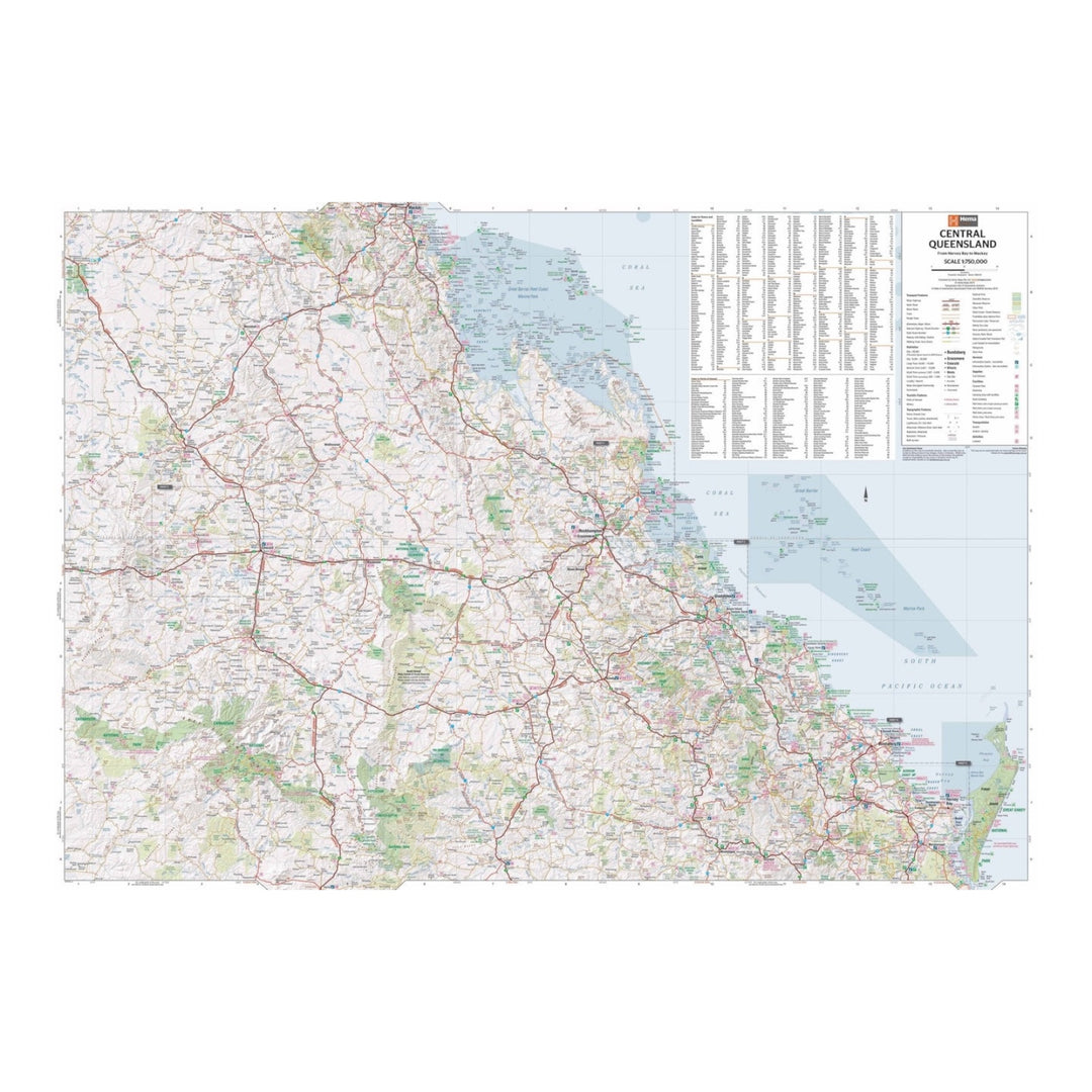 HEMA MAP CENTRAL QUEENSLAND