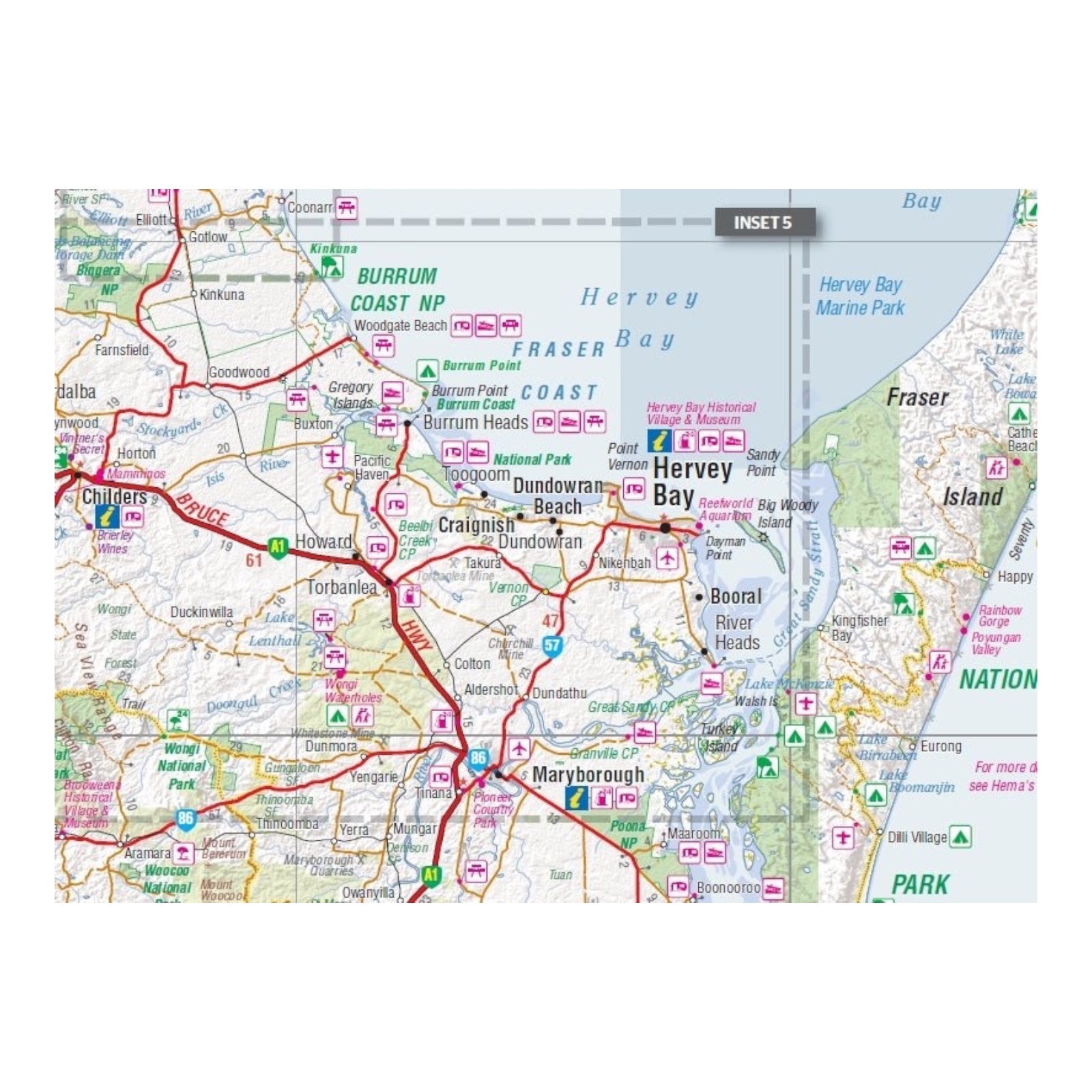 HEMA MAP CENTRAL QUEENSLAND