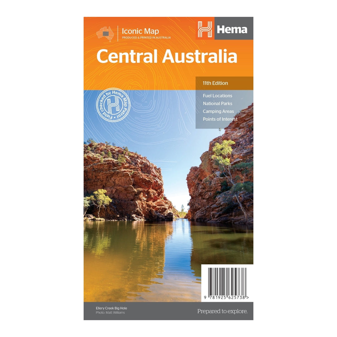 Hema Map Central Australia