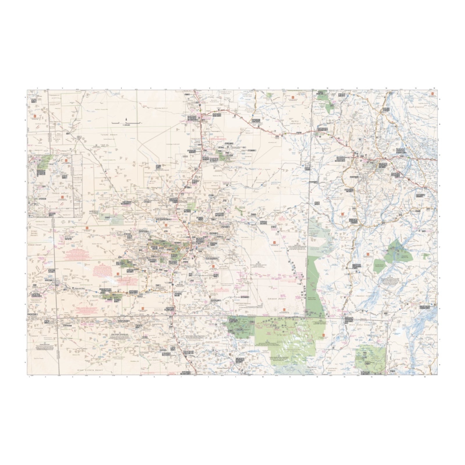 HEMA MAP CENTRAL AUSTRALIA