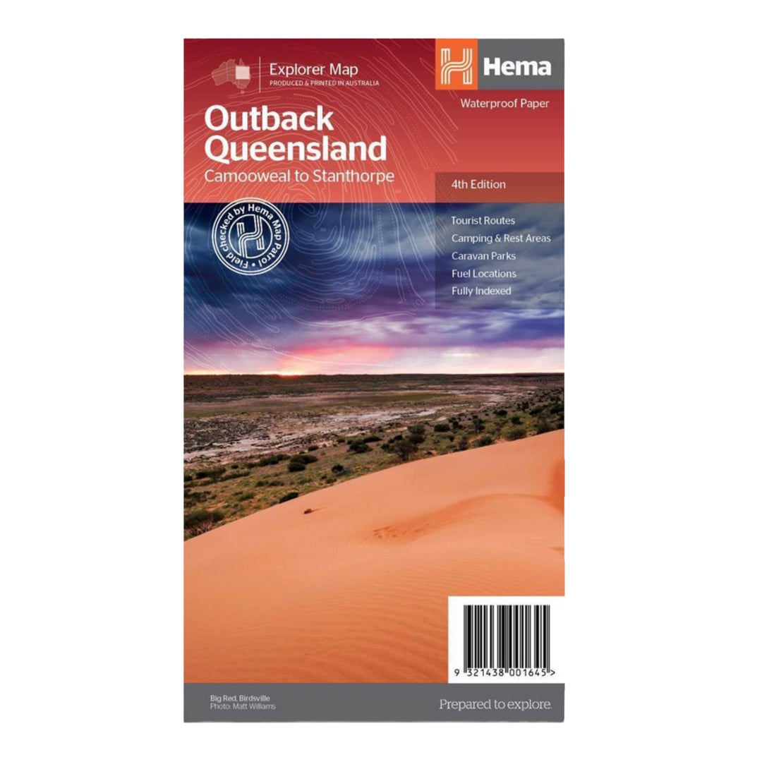Hema Map Outback Queensland