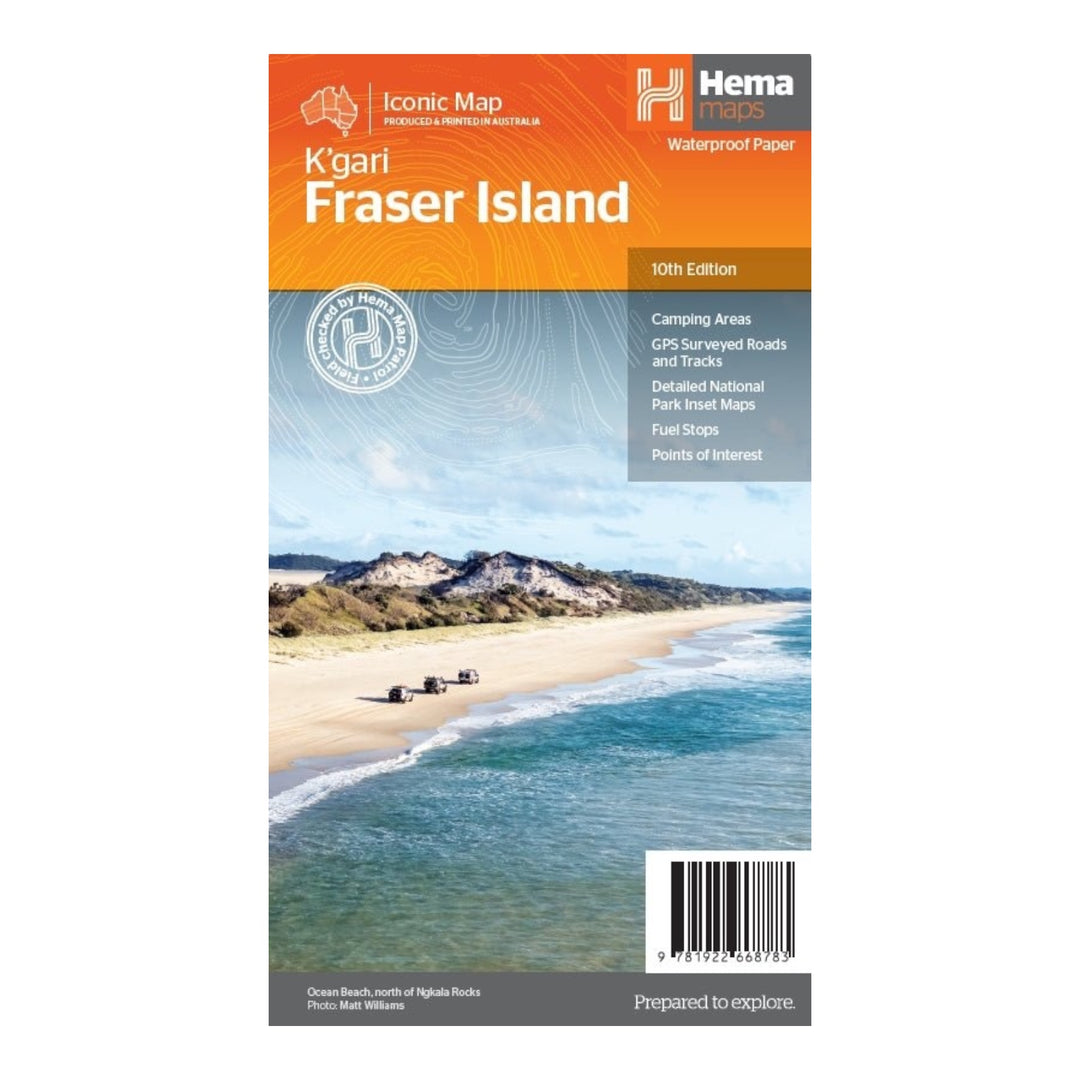 Hema Map Fraser Island
