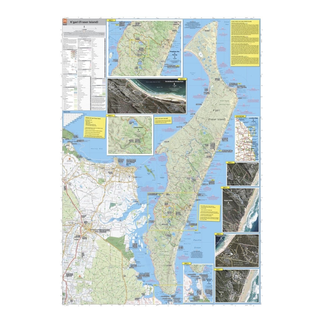 Hema Map Fraser Island