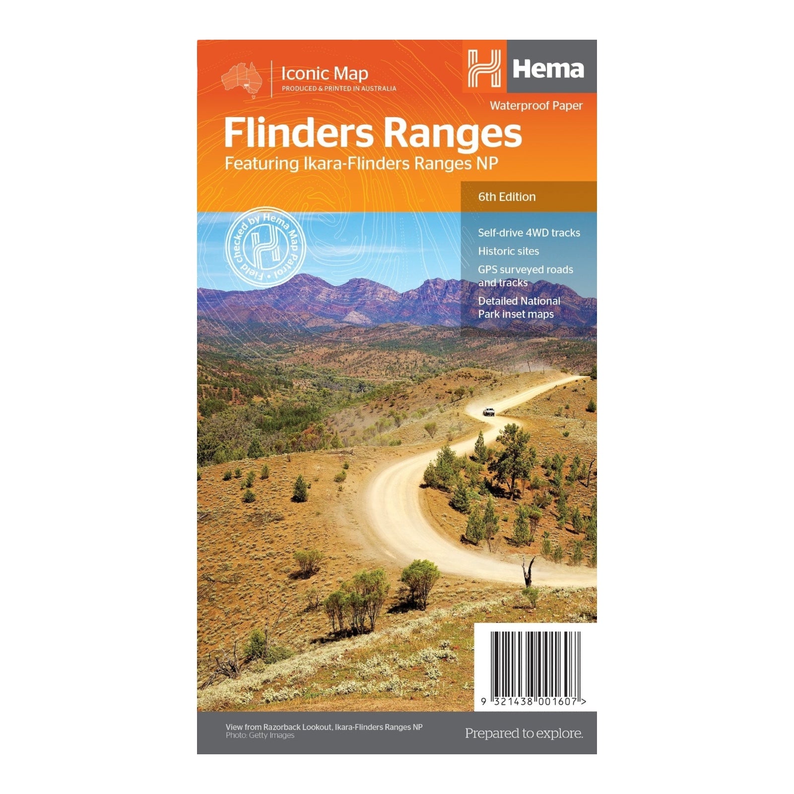 HEMA MAP FLINDERS RANGES