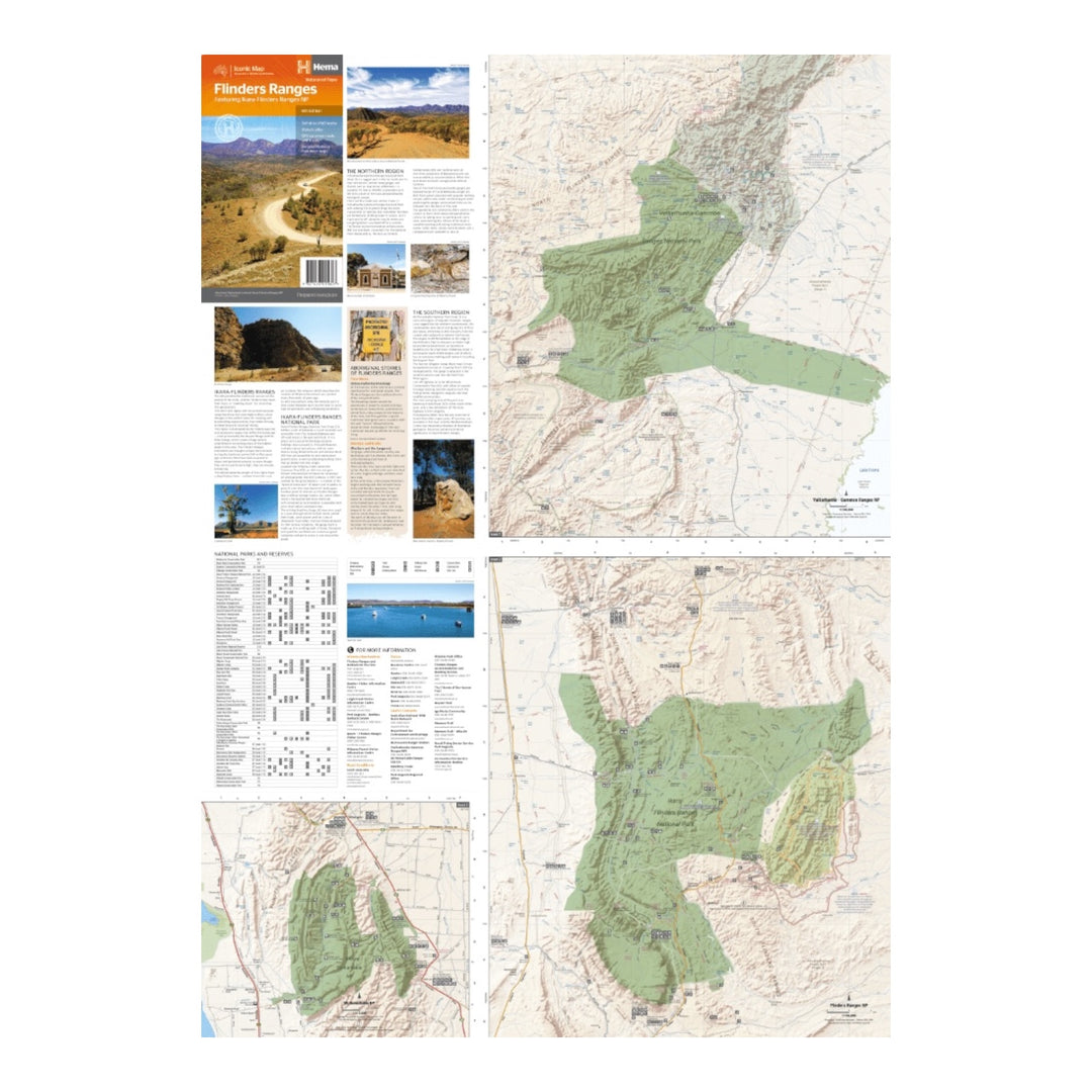Hema Map Flinders Ranges