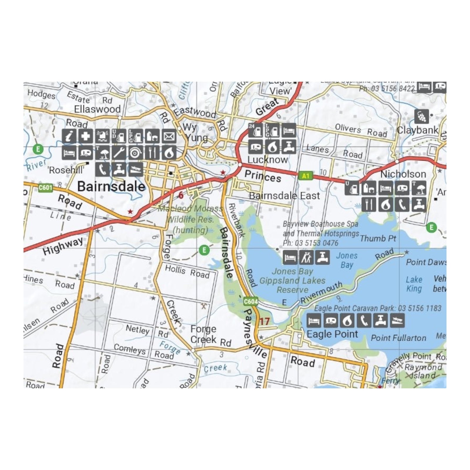 HEMA MAP HIGH COUNTRY VICTORIA