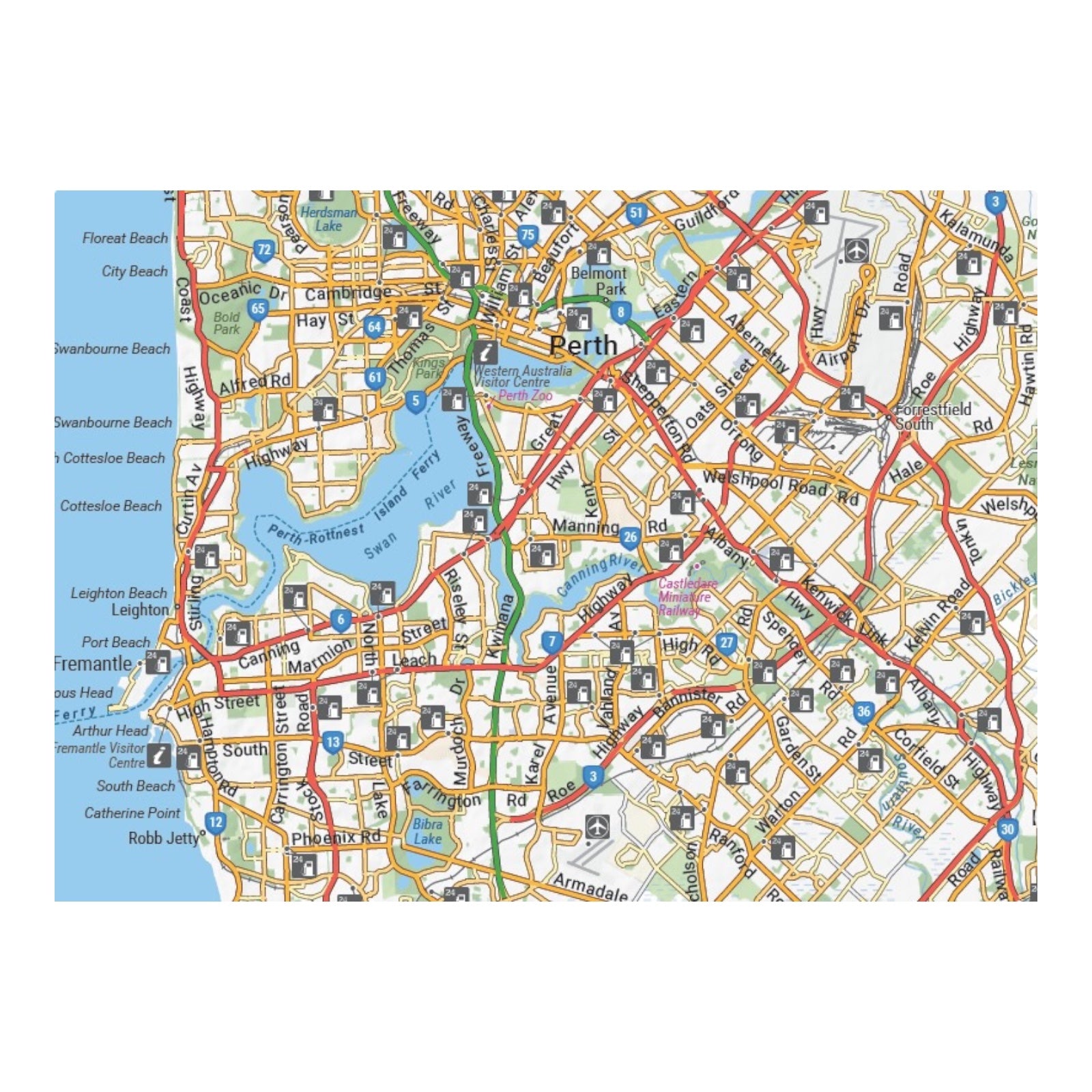 HEMA MAP WESTERN AUSTRALIA