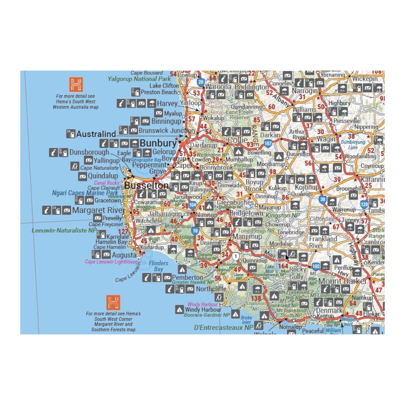 HEMA MAP WESTERN AUSTRALIA