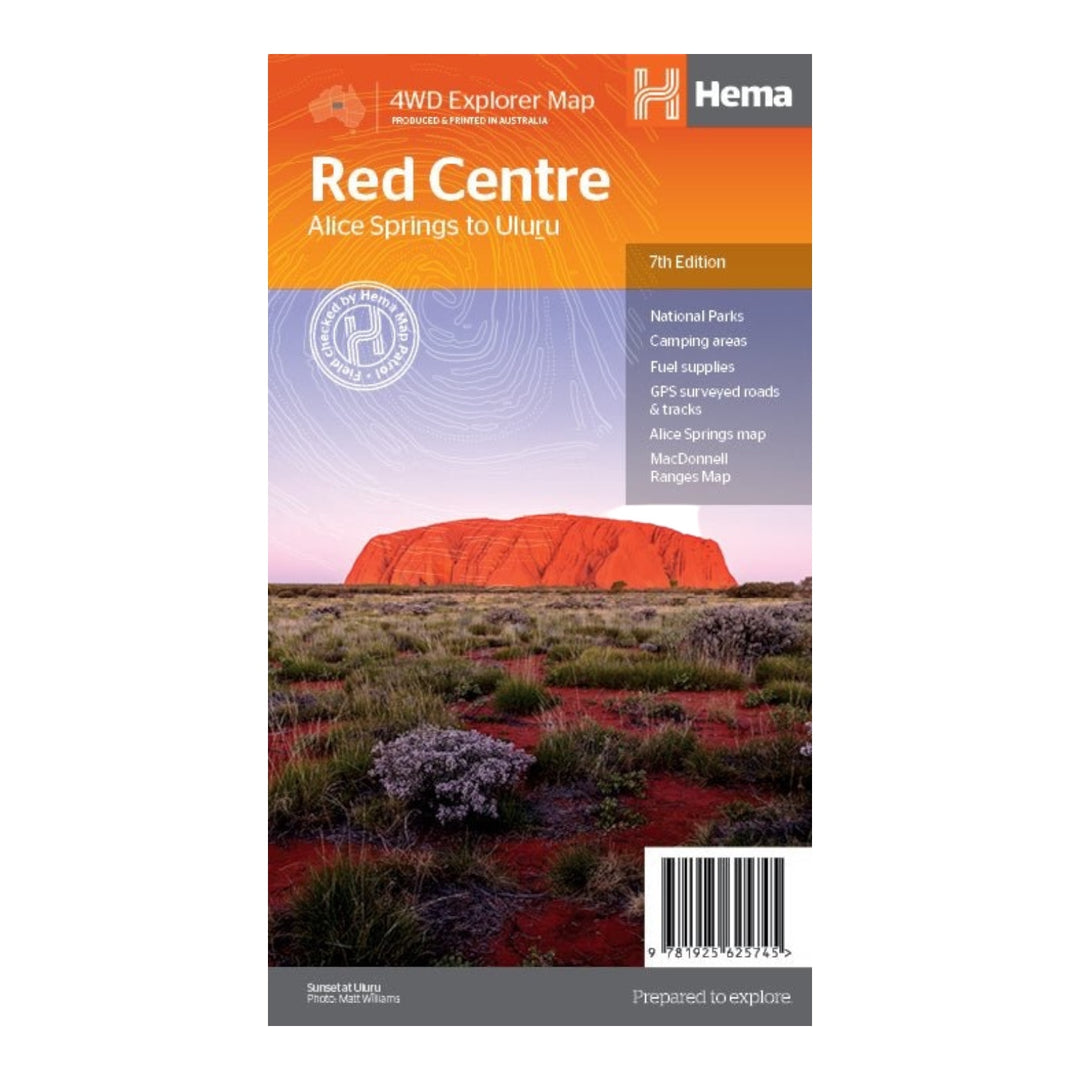 Hema Map Red Centre