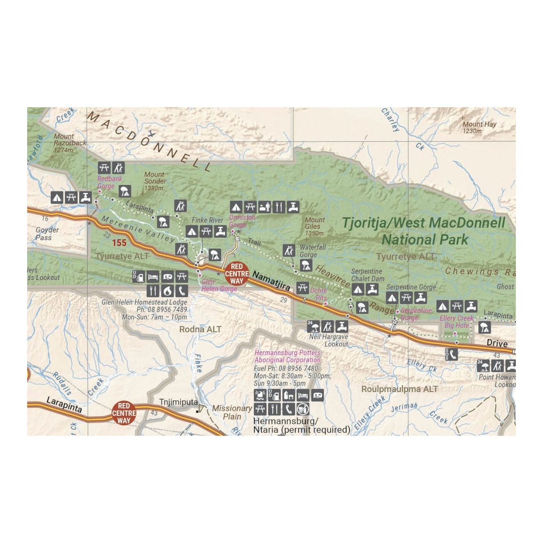 Hema Map Red Centre