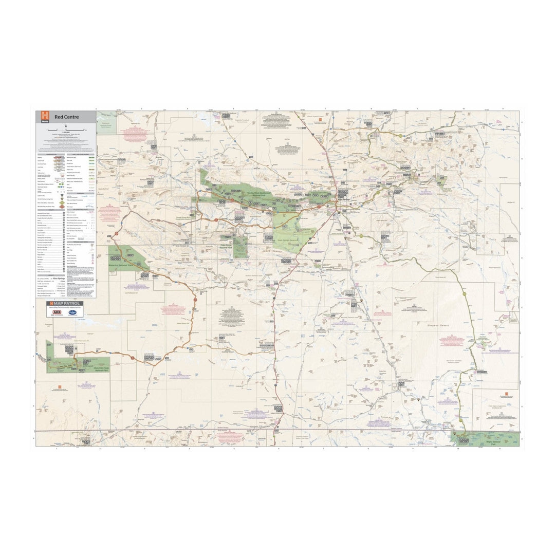 Hema Map Red Centre