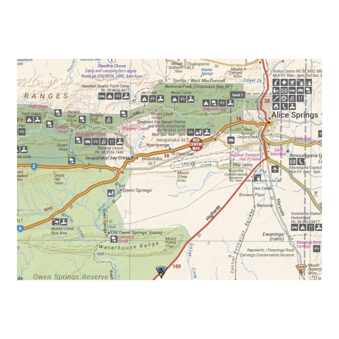 Hema Map Red Centre