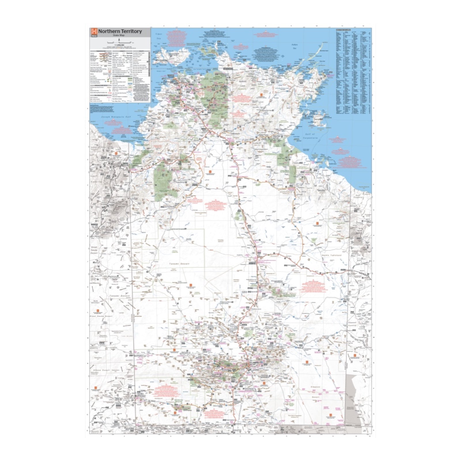 HEMA MAP NORTHERN TERRITORY