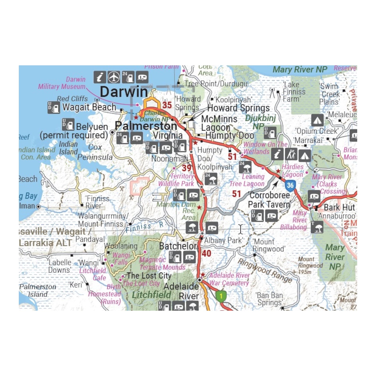 HEMA MAP NORTHERN TERRITORY