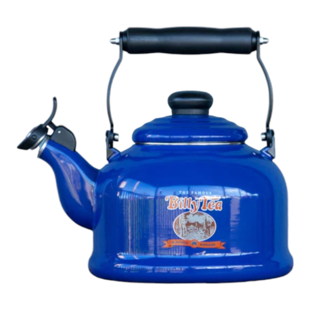 BILLY TEA ENAMEL WHISTLING KETTLE
