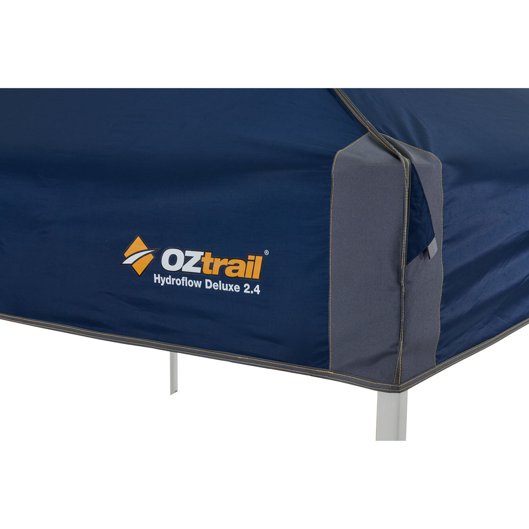 OZTRAIL 2.4M HYDROFLOW DELUXE GAZEBO BLUE