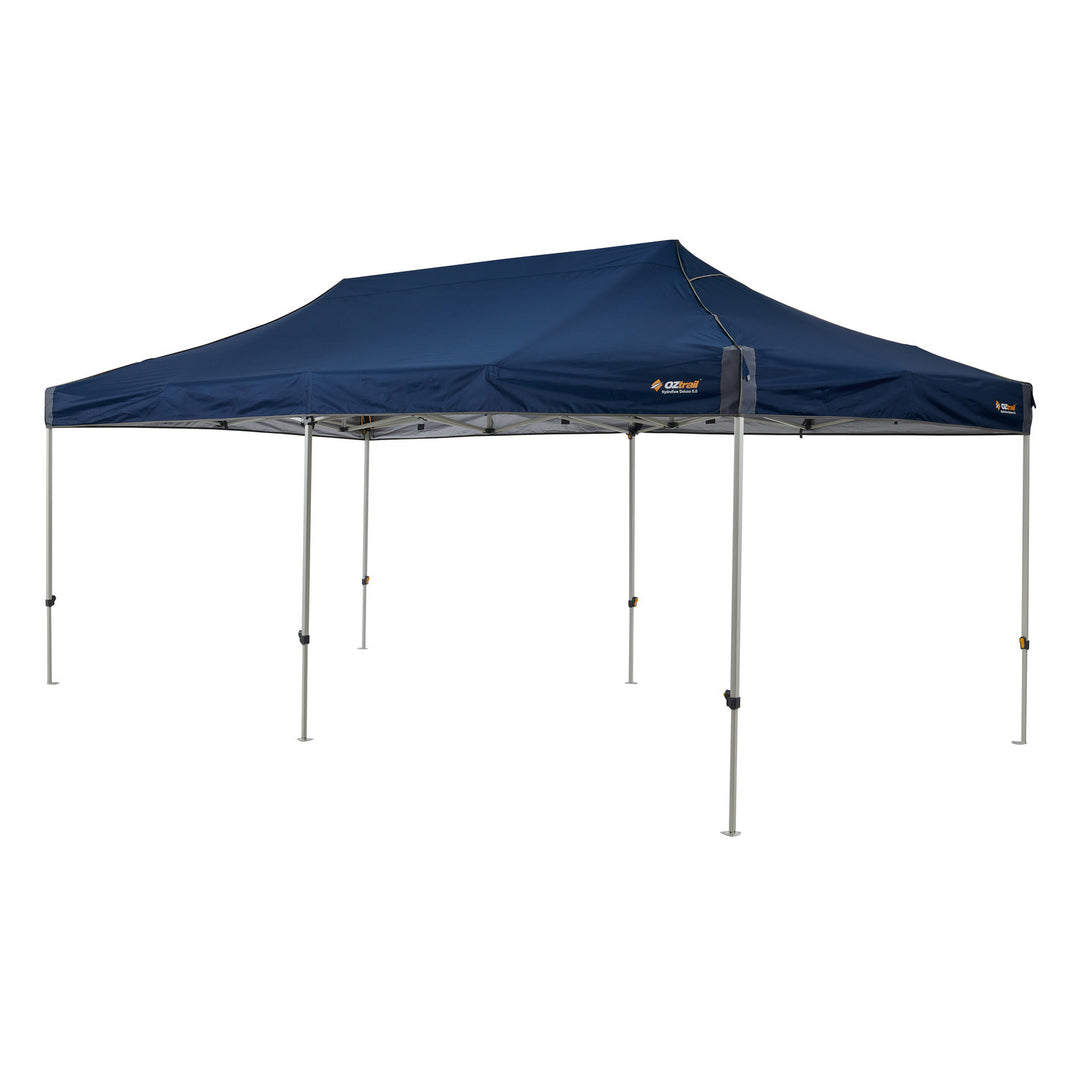 OZTRAIL 6.0M HYDROFLOW DELUXE GAZEBO BLUE